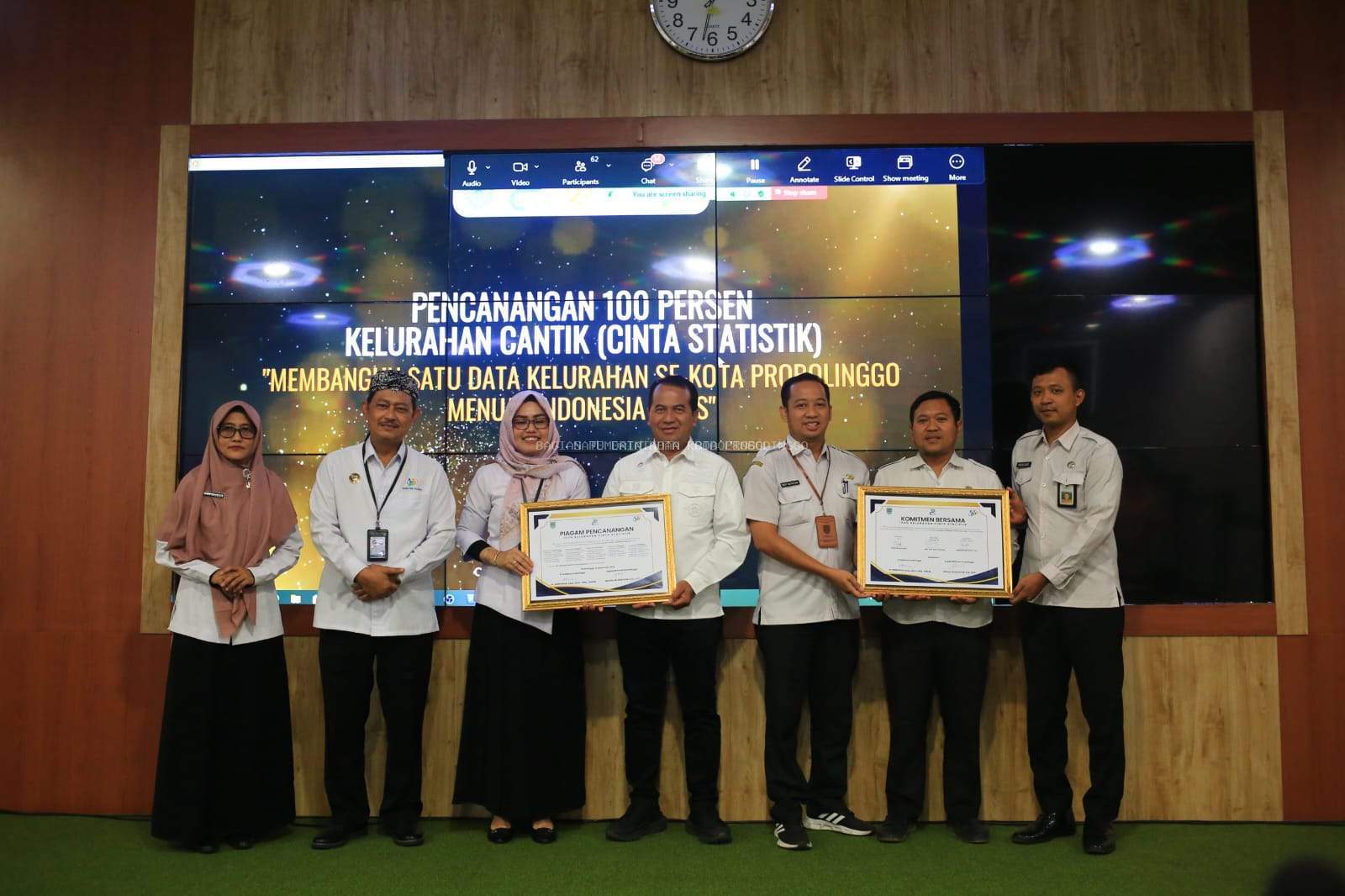  Wujudkan Satu Data Indonesia, Pemkot Canangkan Program 100% Kelurahan Cantik 